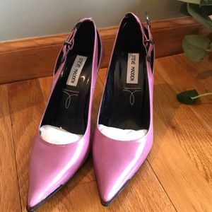 STEVE MADDEN Pink Leather Heels